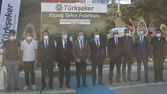 Şeker pancarı alım ve işletme kampanyası açılış töreni yapıldı