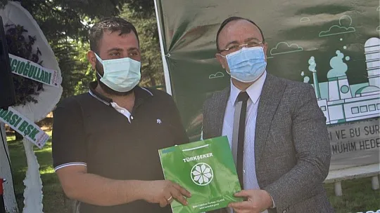 Şeker pancarı alım ve işletme kampanyası açılış töreni yapıldı