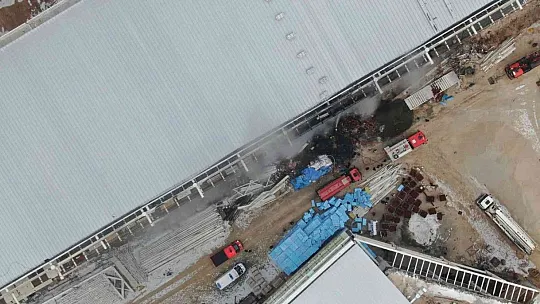 Elazığ Atatürk stadyumunda çıkan yangın söndürüldü