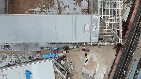 Elazığ Atatürk stadyumunda çıkan yangın söndürüldü