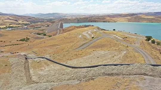 Tatar Göleti sulaması inşaat çalışmaları devam ediyor