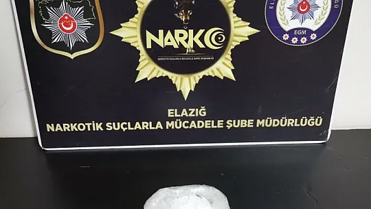 Elazığ'da uyuşturucu operasyonu