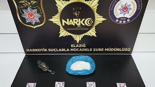 Elazığ'da uyuşturucu operasyonu
