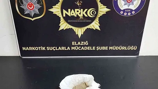 Elazığ'da uyuşturucuyla mücadele hız kesmiyor