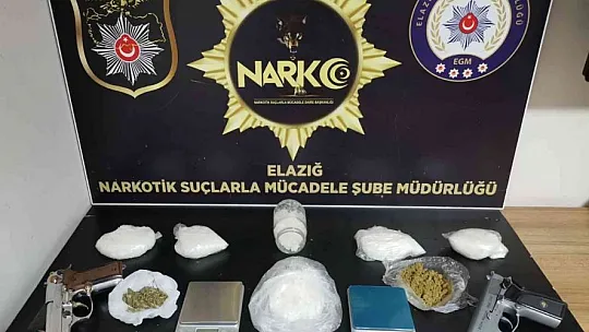Elazığ polisinden uyuşturucuya geçit yok