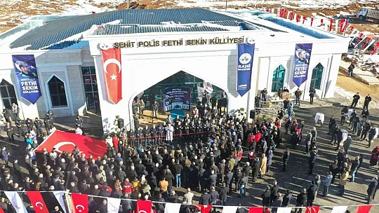 Şehit Polis Fethi Sekin Külliyesi törenle açıldı
