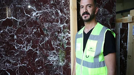 Elazığ vişne mermeri üreticisine ABD'den 5 bin mezar taşı siparişi
