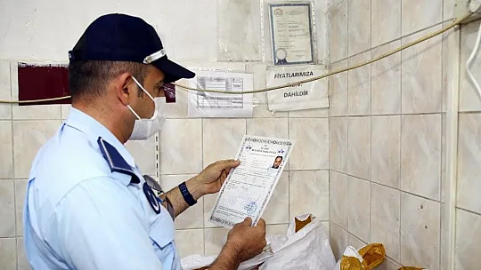 Elazığ zabıtasından bayram öncesi yoğun denetim