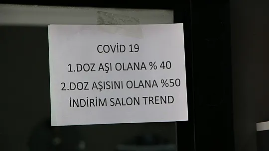 Elazığlı berberden aşı tarifesi
