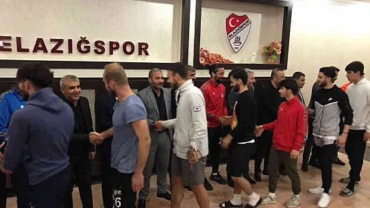 Elazığspor'da bayramlaşma töreni