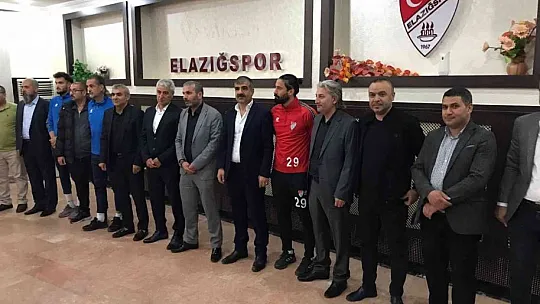 Elazığspor'da bayramlaşma töreni