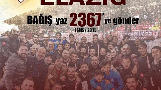 Elazığspor'dan SMS kampanyası