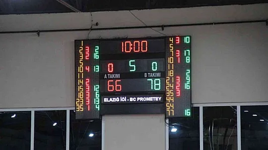 Elazığ İl Özel İdare Ukrayna ekibi BC Prometey'e 78-66 mağlup oldu