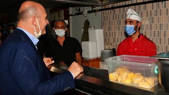 Bakan Soylu Tunceli'de esnafı ziyaret etti