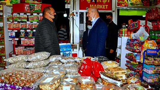 Bakan Soylu Tunceli'de esnafı ziyaret etti