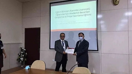 Fırat Üniversitesinde akademik projeleri geliştirme ve proje eğitimi düzenlendi
