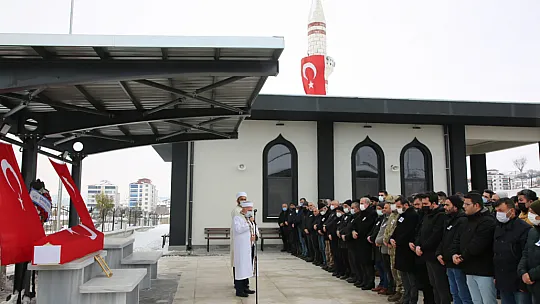 Elazığlı Üsteğmen son yolculuğuna uğurlandı