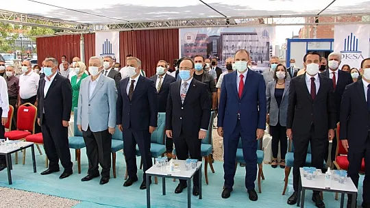 Diş Hastanesi binasının temel atma töreni gerçekleştirildi