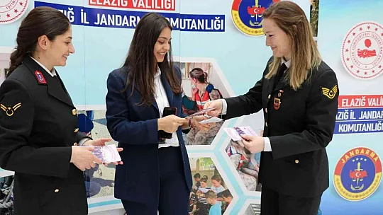 Elazığ Jandarmasından kadınlara sürpriz