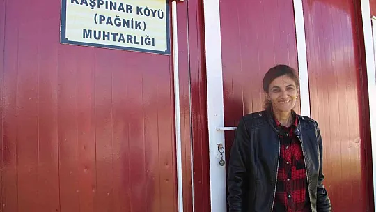 Rakipsiz kadın muhtar, 18 yıldır görevinin başında