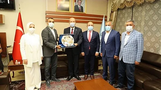 KKTC Cumhurbaşkanı Ersin Tatar Elazığ'a Geldi