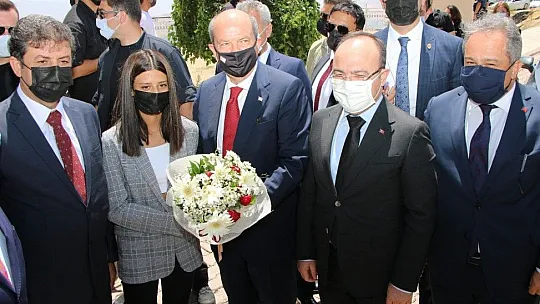 KKTC Cumhurbaşkanı Tatar: Kıbrıs'ta iki eşit devletin iş birliğine varız