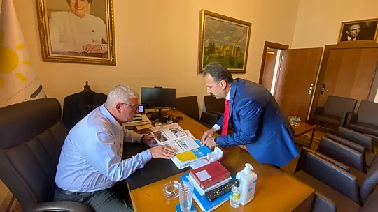 Milletvekili Aday Adayı Ercan Elazığ'ın sorunlarını İYİ Parti Genel Merkezi'ne sundu