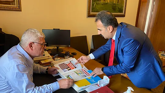 Milletvekili Aday Adayı Ercan Elazığ'ın sorunlarını İYİ Parti Genel Merkezi'ne sundu