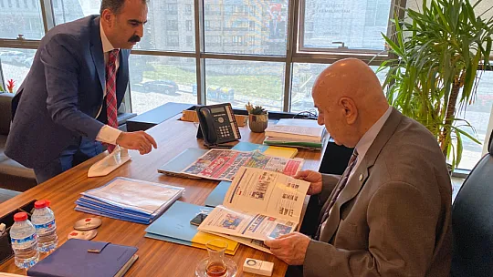 Milletvekili Aday Adayı Ercan Elazığ'ın sorunlarını İYİ Parti Genel Merkezi'ne sundu