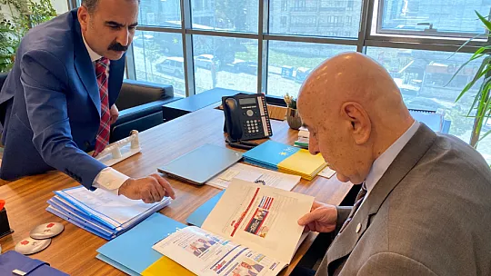 Milletvekili Aday Adayı Ercan Elazığ'ın sorunlarını İYİ Parti Genel Merkezi'ne sundu