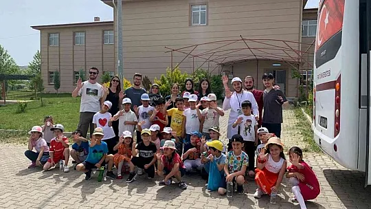 Minik öğrenciler TAHAM'da keyifli dakikalar geçirdi