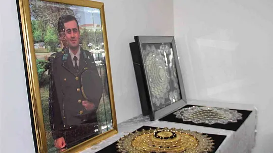 Şehit annesinden şehit oğluna özel çalışma