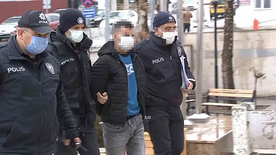 Kabloları keserken yakalanan hırsız gözaltına alındı