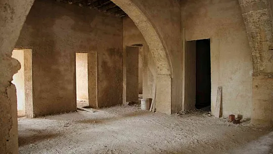 Tarihi Maden Hükümet Konağının restorasyon çalışmaları devam ediyor