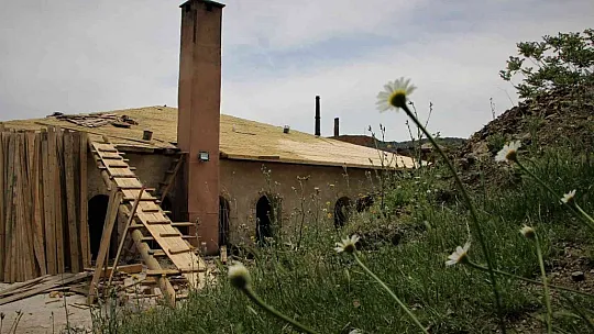 Tarihi Maden Hükümet Konağının restorasyon çalışmaları devam ediyor