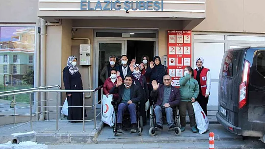 Türk Kızılayı Elazığ Şubesi yardımlarına devam ediyor