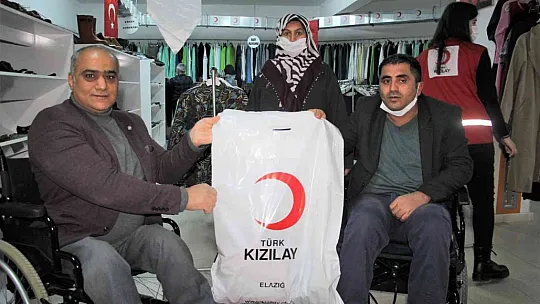 Türk Kızılayı Elazığ Şubesi yardımlarına devam ediyor