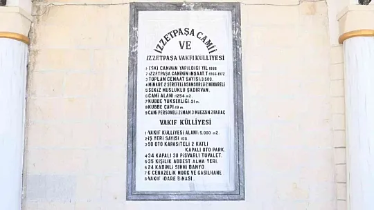 Tarihi camilerden İzzetpaşa camii Ramazan ayına hazır