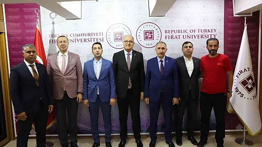 TVF Başkanı Üstündağ'dan, Rektör Göktaş'a ziyaret