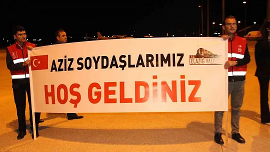 Ahıska Türklerinin üçüncü kafilesi de Elazığ'a geldi