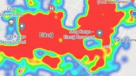 Elazığ HES uygulamasında kızardı