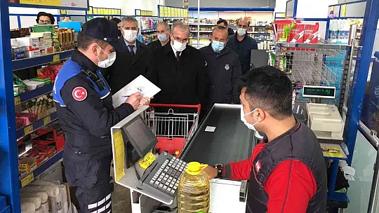 Vali Toraman'dan fahiş fiyat ve stok denetimi