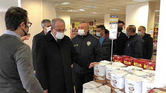 Vali Toraman'dan fahiş fiyat ve stok denetimi