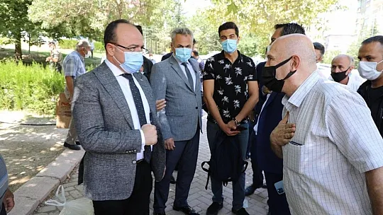 Vali Yırık'tan vatandaşlara anlamlı jest
