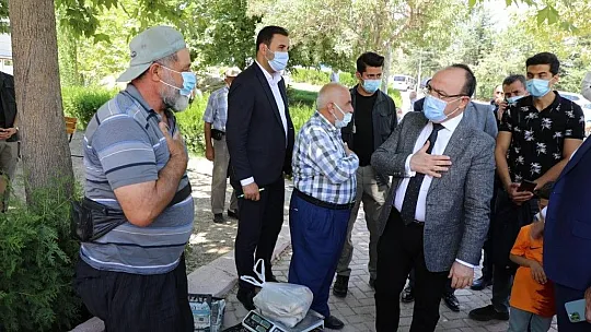 Vali Yırık'tan vatandaşlara anlamlı jest