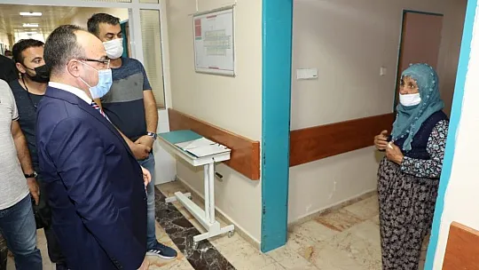 Vali Yırık'tan Dr. Öğr. Üyesi Dikici'ye ziyaret