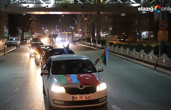 Elazığ'dan Azerbaycan'a 100 araçla destek konvoyu