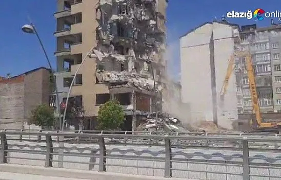 8 katlı bina korna sesi ile yıkıldı