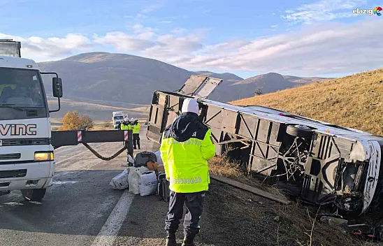 Afyonkarahisar'da Elazığ Otobüsü Devrildi: Ölenlerin Kimlik Tespiti Devam Ediyor!