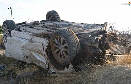 Elazığ'da feci kaza: Kopan tekerlek 50 metre uzağa fırladı